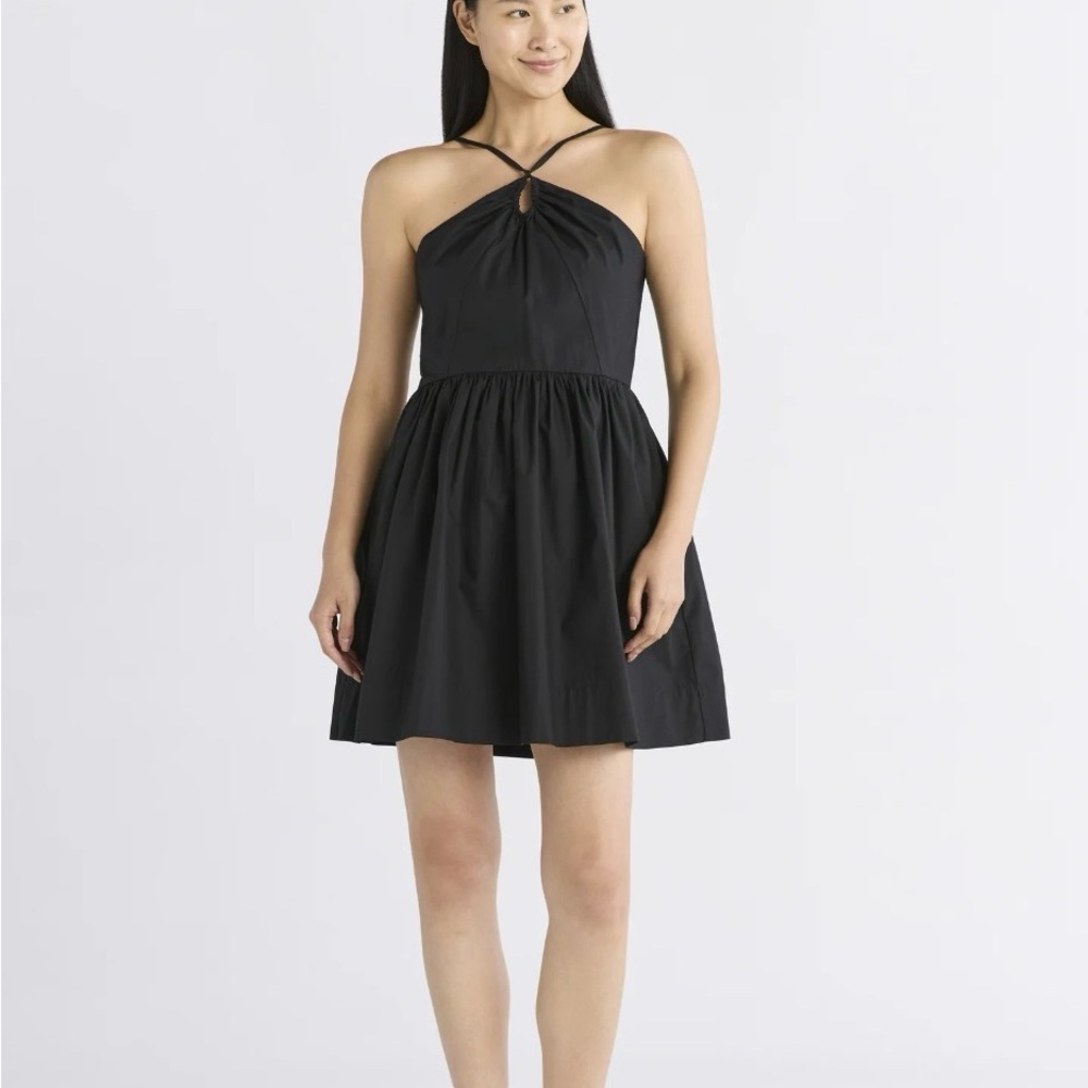 NWT Black Halter Mini Dress